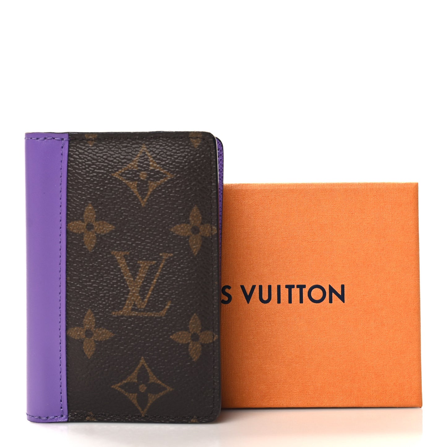 Monogram Pocket Organizer NM Purple