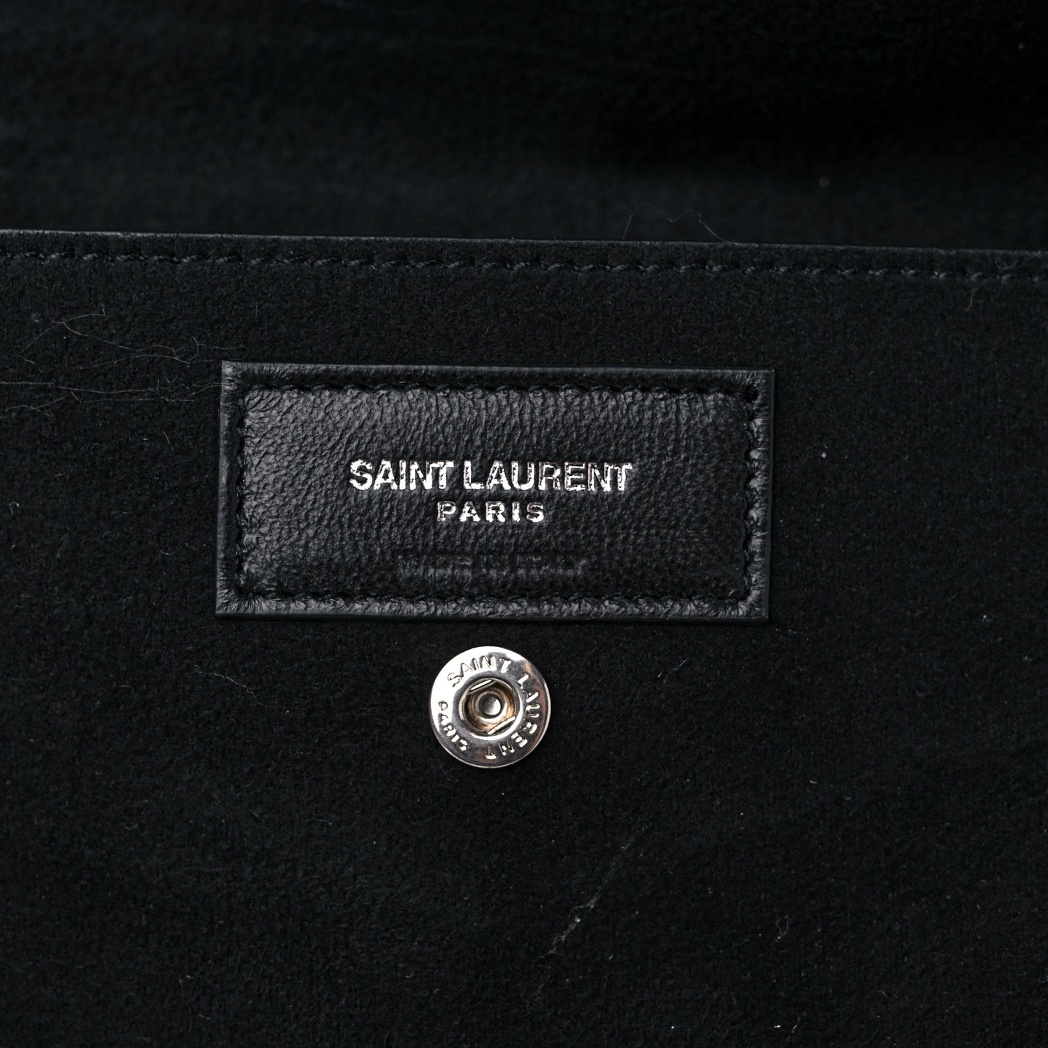 Saint Laurent Lambskin West Shopping Bag Dark Tea 7 of 14