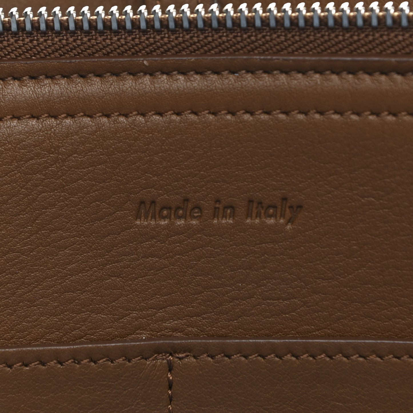 Calfskin Medium Tri-Fold Bag Taupe