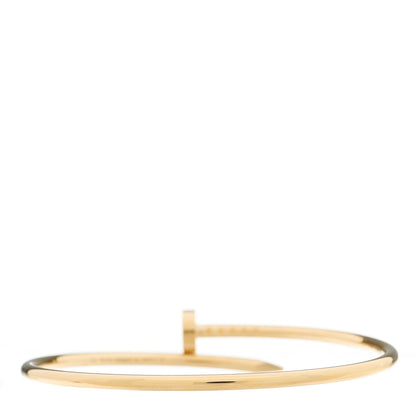 Cartier 18K Yellow Gold Small Juste Un Clou Bracelet 16 2 of 4