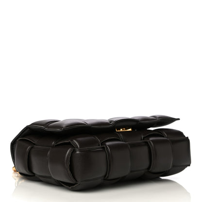 Bottega Veneta Lambskin Maxi Intreccio Padded Chain Cassette Crossbody Bag Black 4 of 18