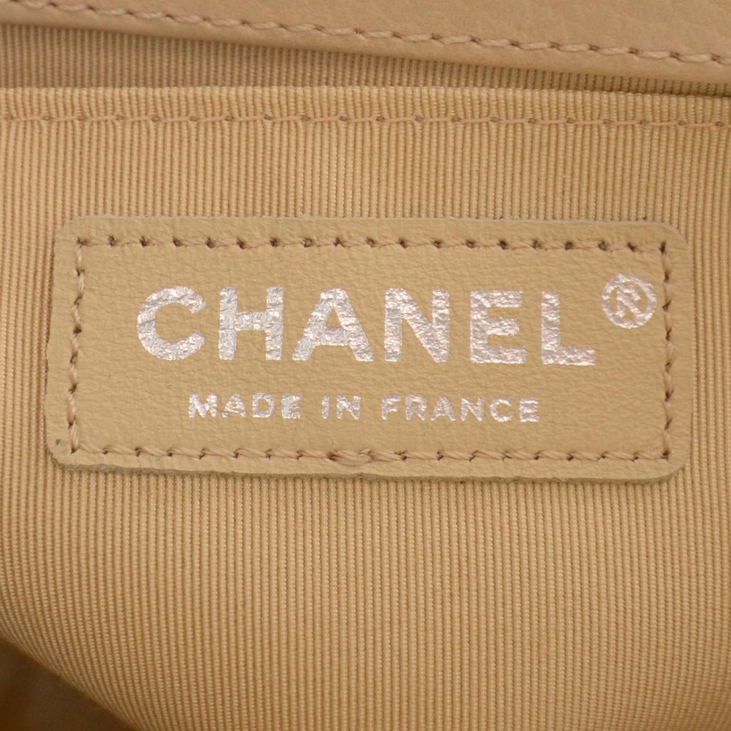 Chanel Suede Caviar Medium Boy Flap Bag Beige 6 of 8
