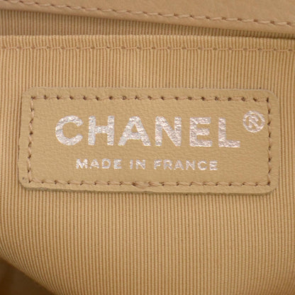 Chanel Suede Caviar Medium Boy Flap Bag Beige 6 of 8