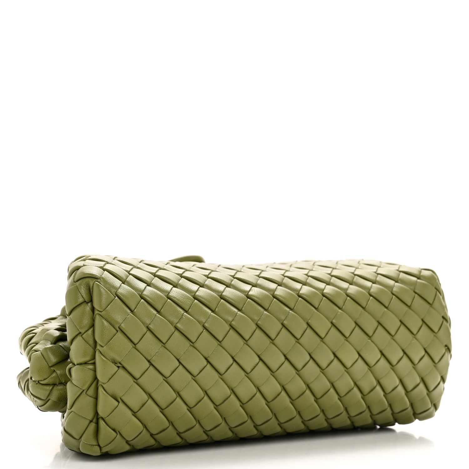 Bottega Veneta Nappa Intrecciato Small The Lauren 1980 Clutch With Chain Matcha 4 of 10