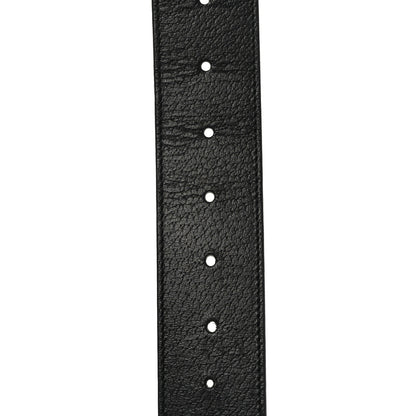 Gucci Textured Calfskin Double G 40mm Belt 85 34 Black 5 of 5