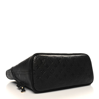 Louis Vuitton Empreinte Monogram Giant Neverfull MM Black 5 of 11