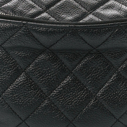 Chanel Grained Calfskin Quilted Waist Belt Bag Black 8 of 11