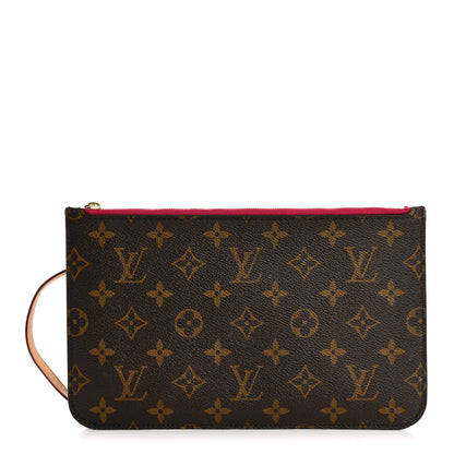 Louis Vuitton Monogram Neverfull MM GM Pochette Pivoine 1 of 8