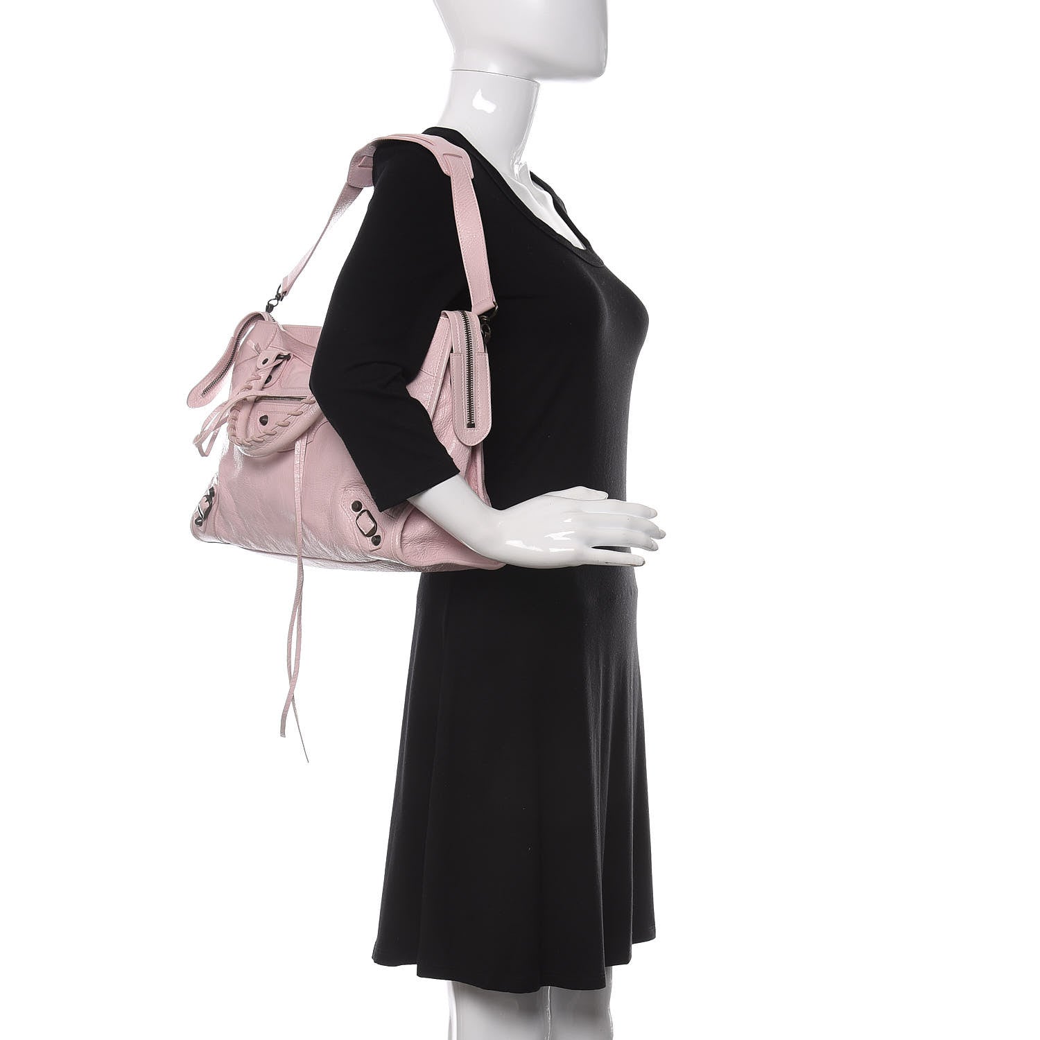 Balenciaga Agneau Classic Hardware City Rose Poudre Rose Petunia 3 of 11