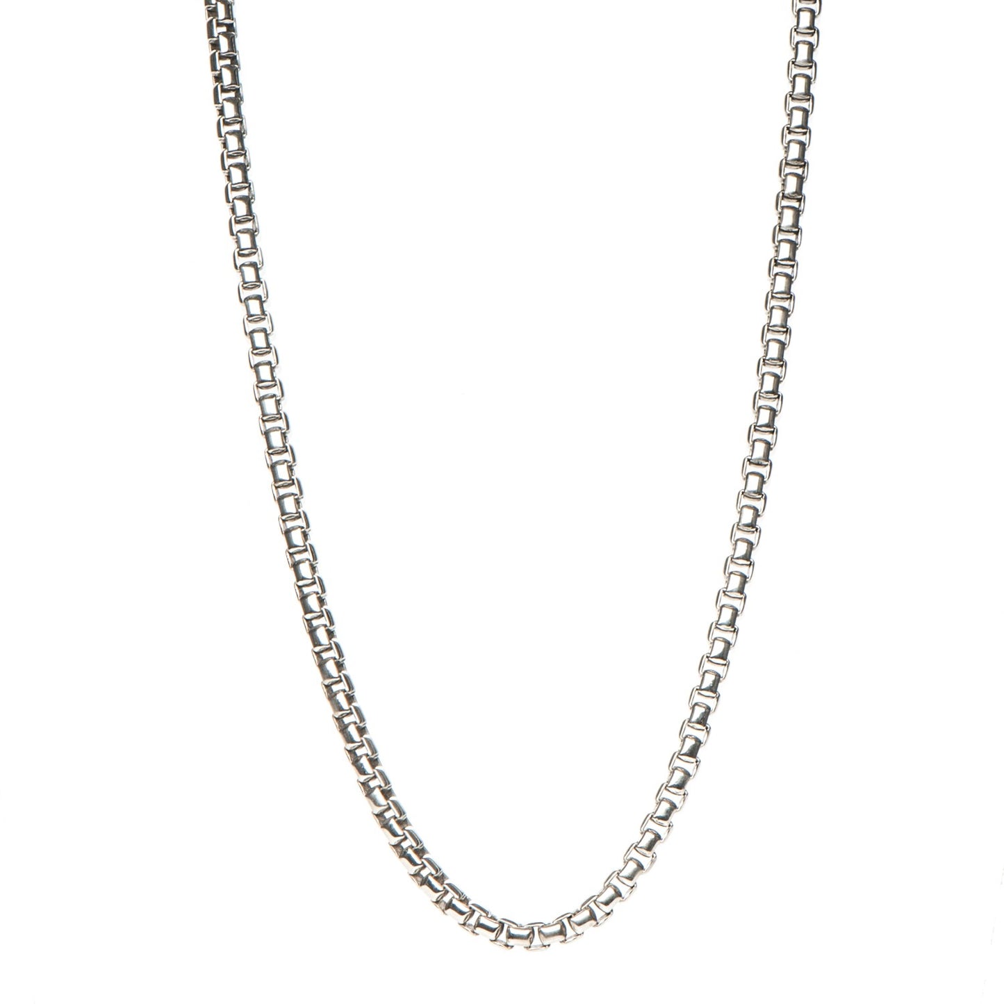 Sterling Silver 5.2mm Box Chain Necklace