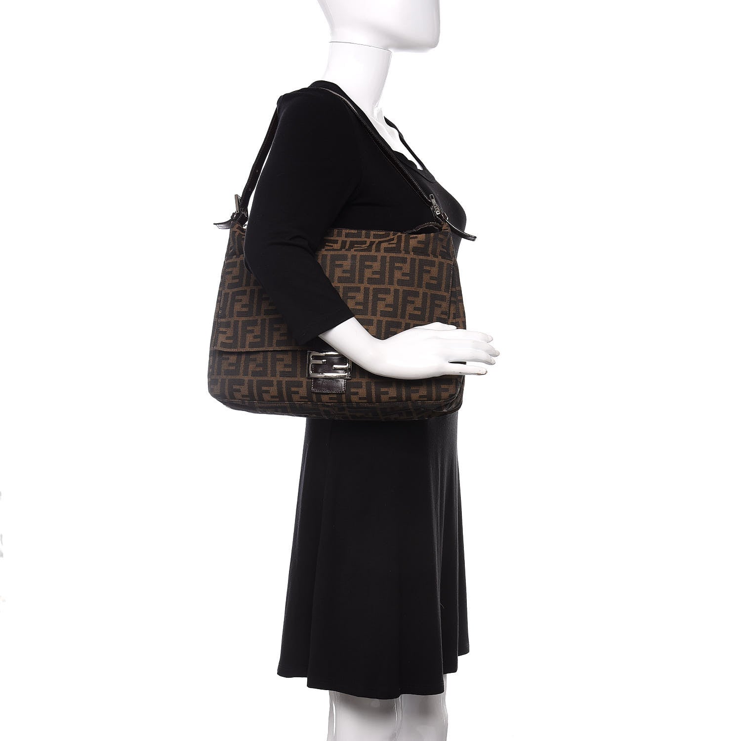 Fendi Zucca Mama Baguette Tobacco 2 of 10