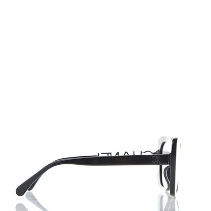 Chanel Acetate Strass Polarized Square Sunglasses 5422-B Black 3 of 9