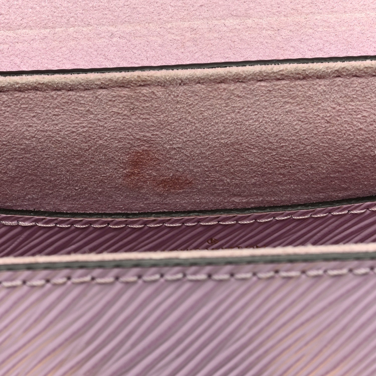 Louis Vuitton Epi Twist Monogram Flower Chain Shoulder Bag MM Wisteria Pink Purple 9 of 11