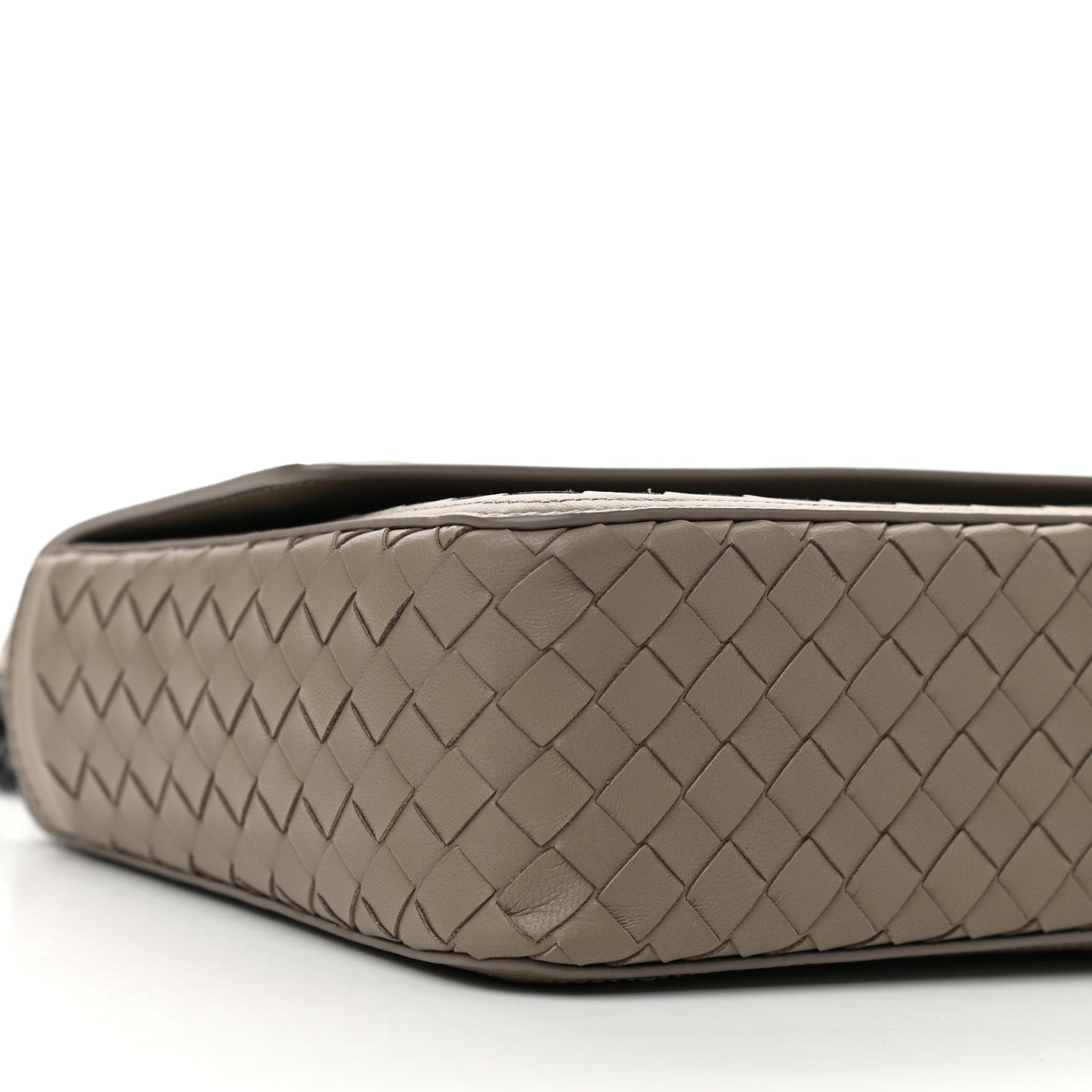 Nappa Intrecciato Alumna Bag Limestone