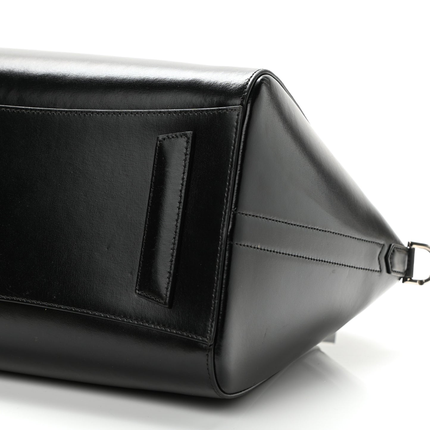 Shiny Lord Calfskin Medium Antigona Black