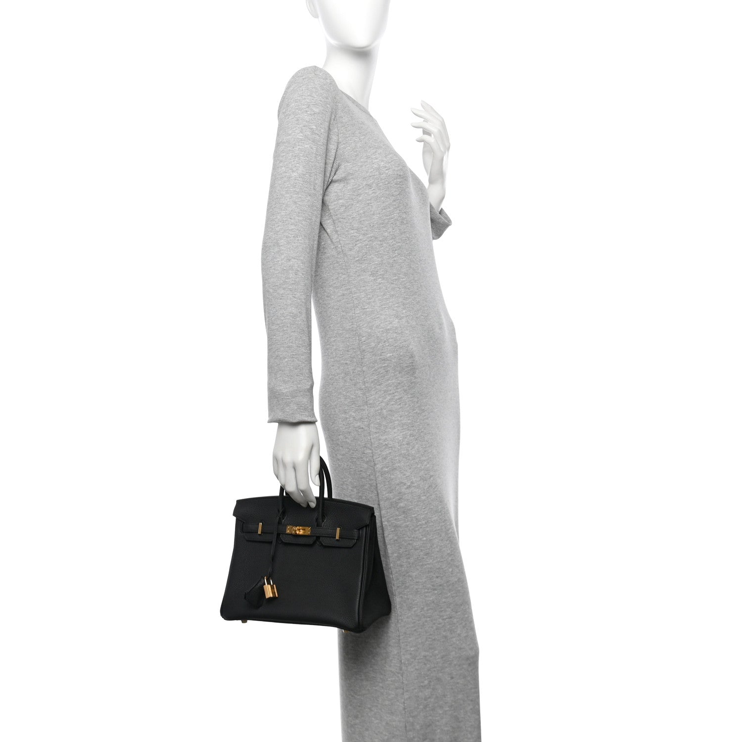 Hermes Togo Birkin 25 Black 2 of 11