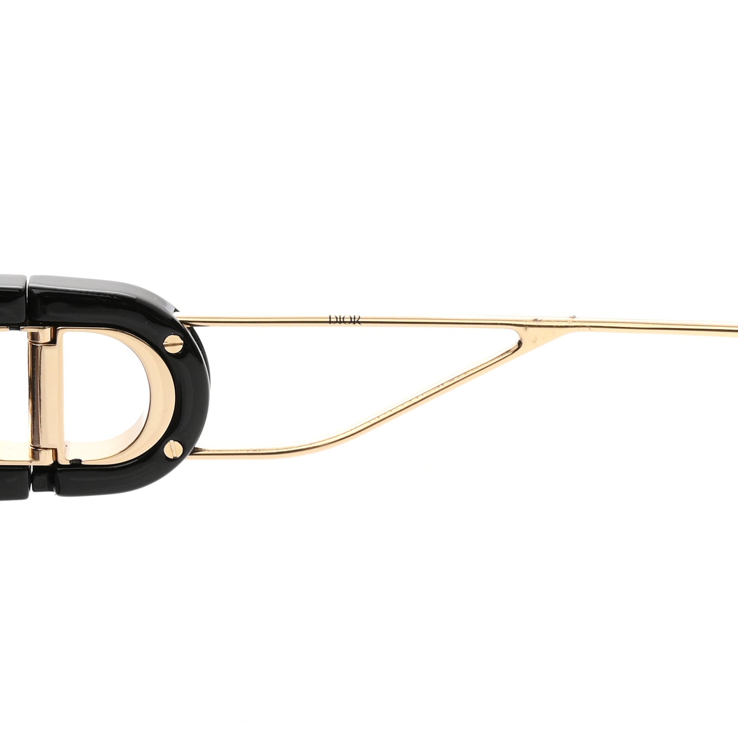 Acetate Square 30 Montaigne Sunglasses Black