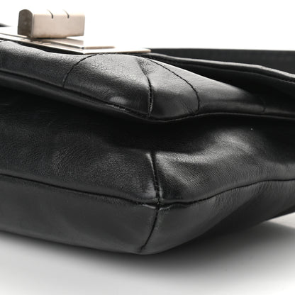 Chanel Lambskin Mademoiselle Chocolate Bar Shoulder Bag Black 9 of 10