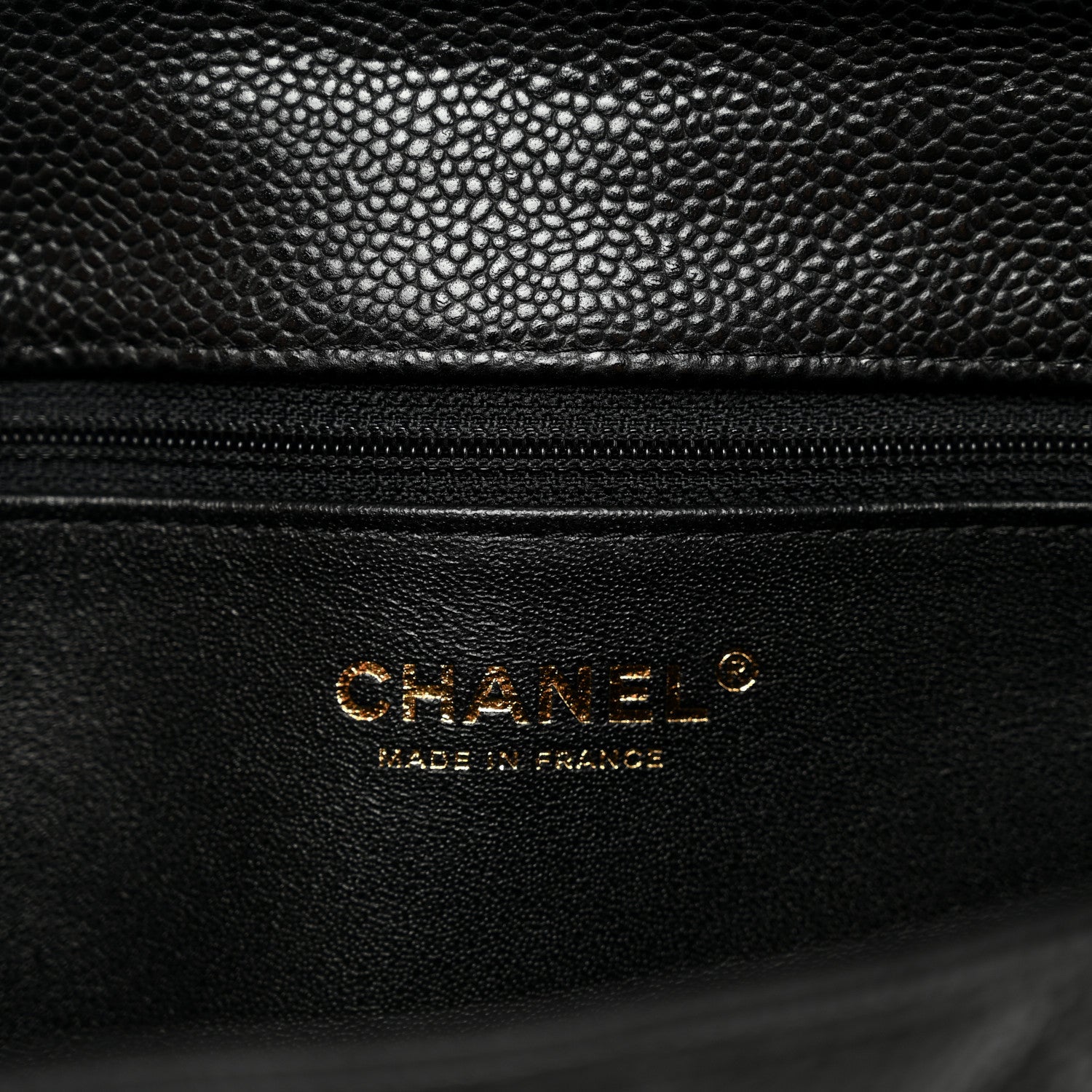 Chanel Caviar Quilted Flap Clutch Black 6 of 7