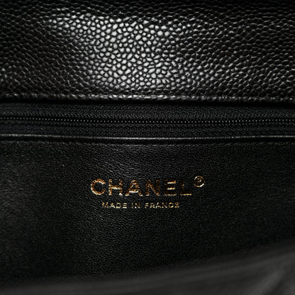 Chanel Caviar Quilted Flap Clutch Black 6 of 7
