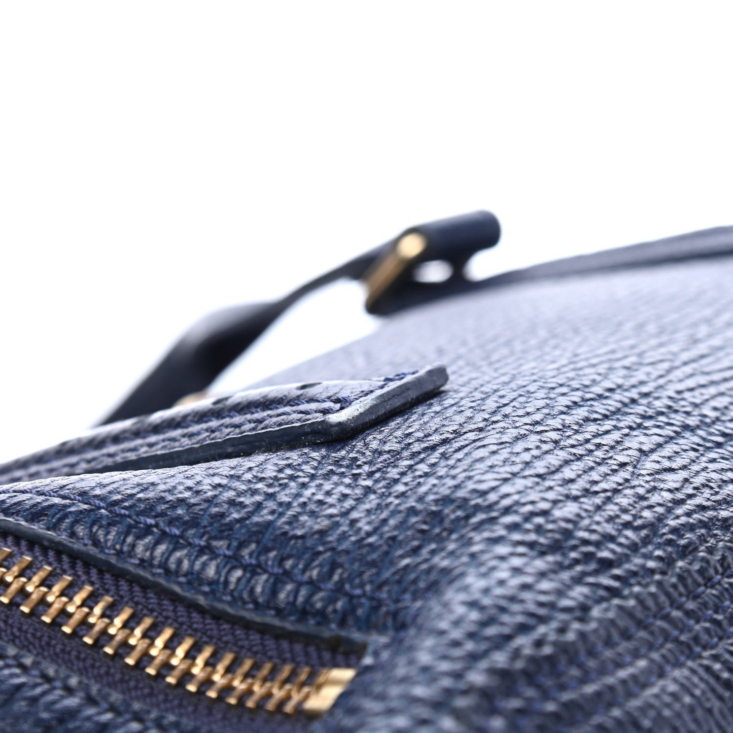 Textured Calfskin Large Pashli Satchel Ink