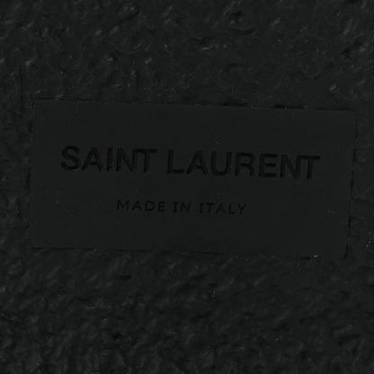 Saint Laurent Calfskin Teddy Hellbourg 10 Mens Penny Loafer 43.5 Black 7 of 10