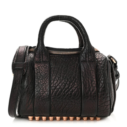 Alexander Wang Pebbled Lambskin Mini Rockie Black Rose Gold Hardware 1 of 8