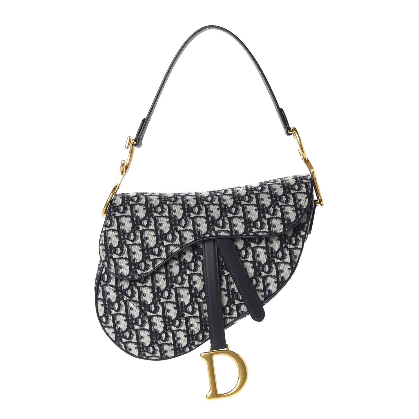 Oblique Saddle Bag Blue