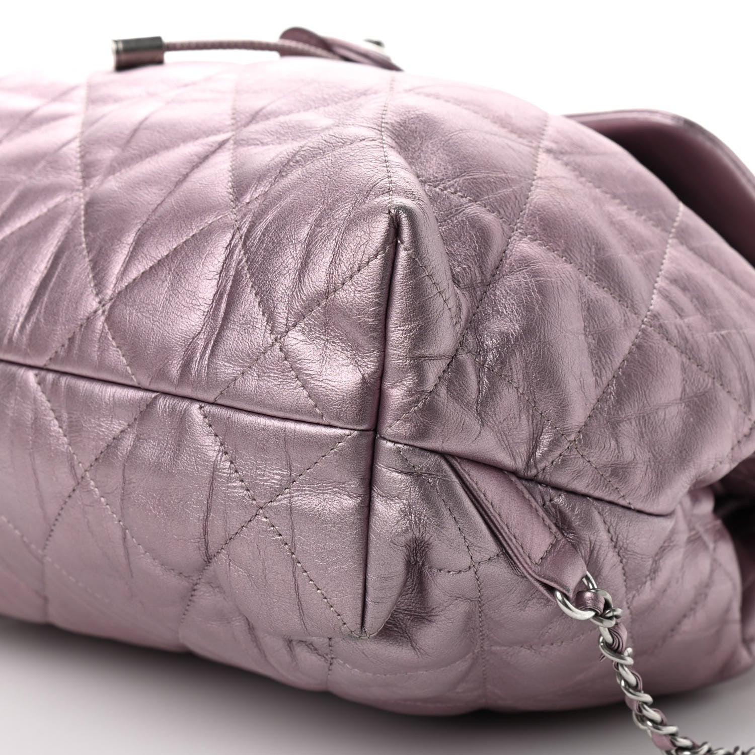 Chanel Iridescent Calfskin Quilted Ground Control Backpack Pink 9 of 9