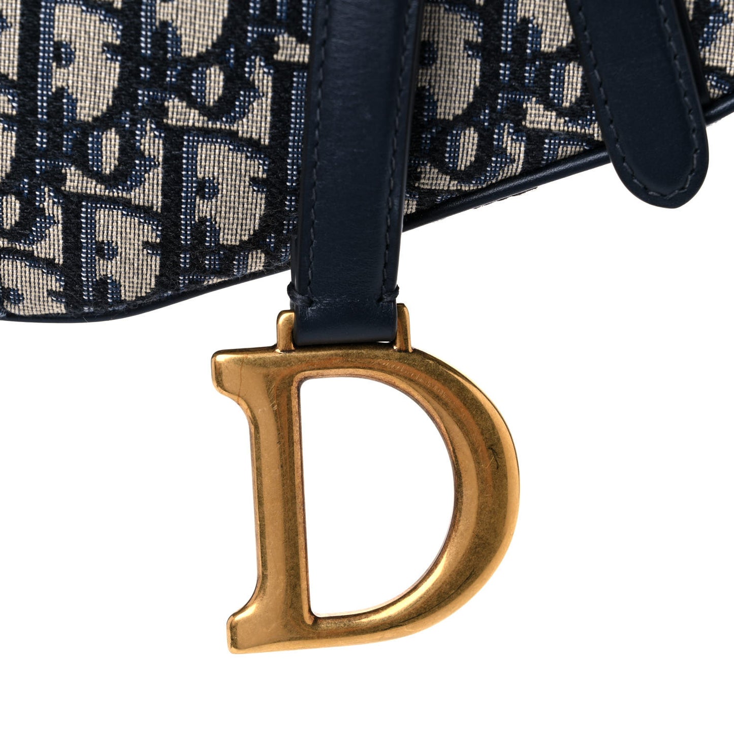 Oblique Saddle Bag Blue