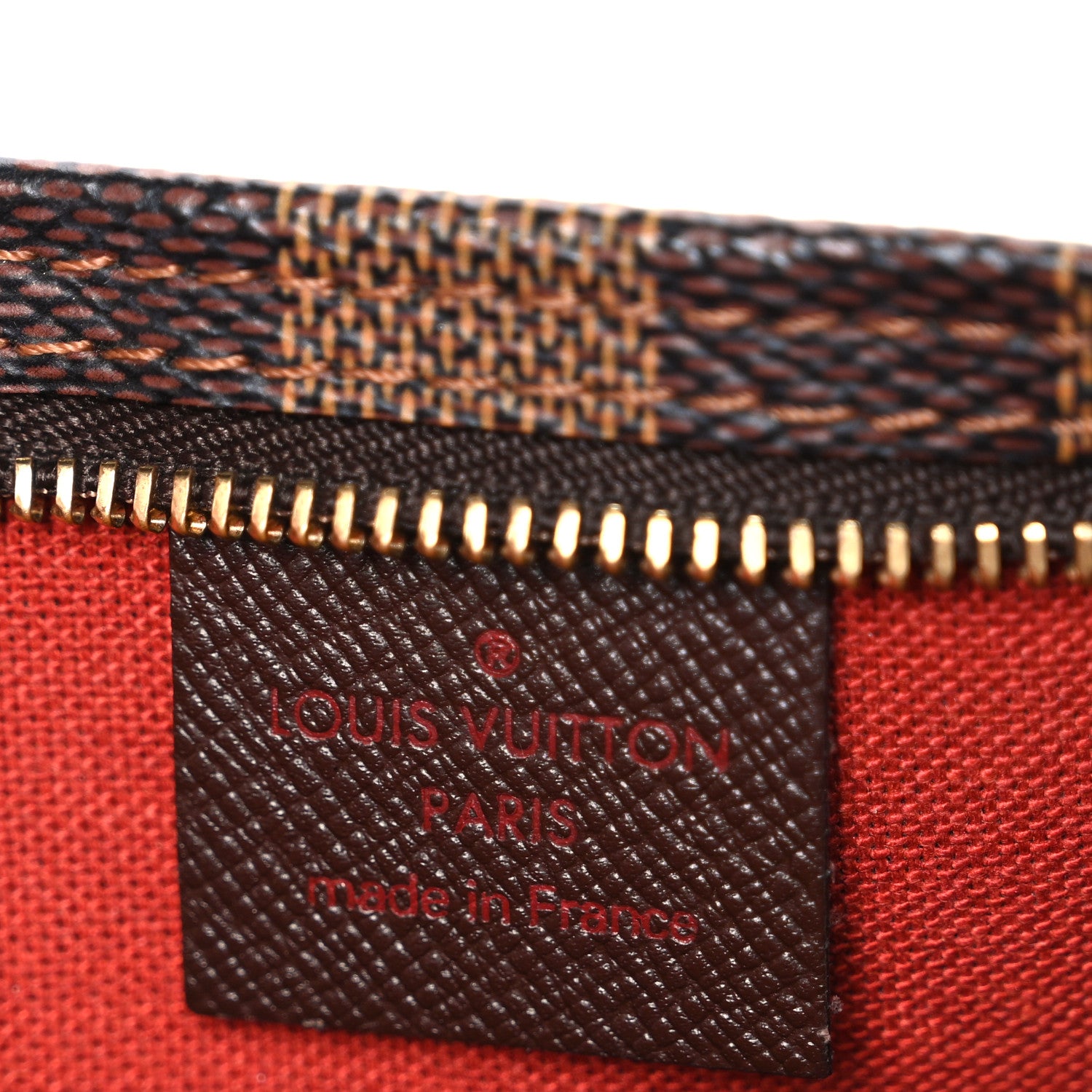 Louis Vuitton Damier Ebene Trousse Make Up Bag Pochette 5 of 9