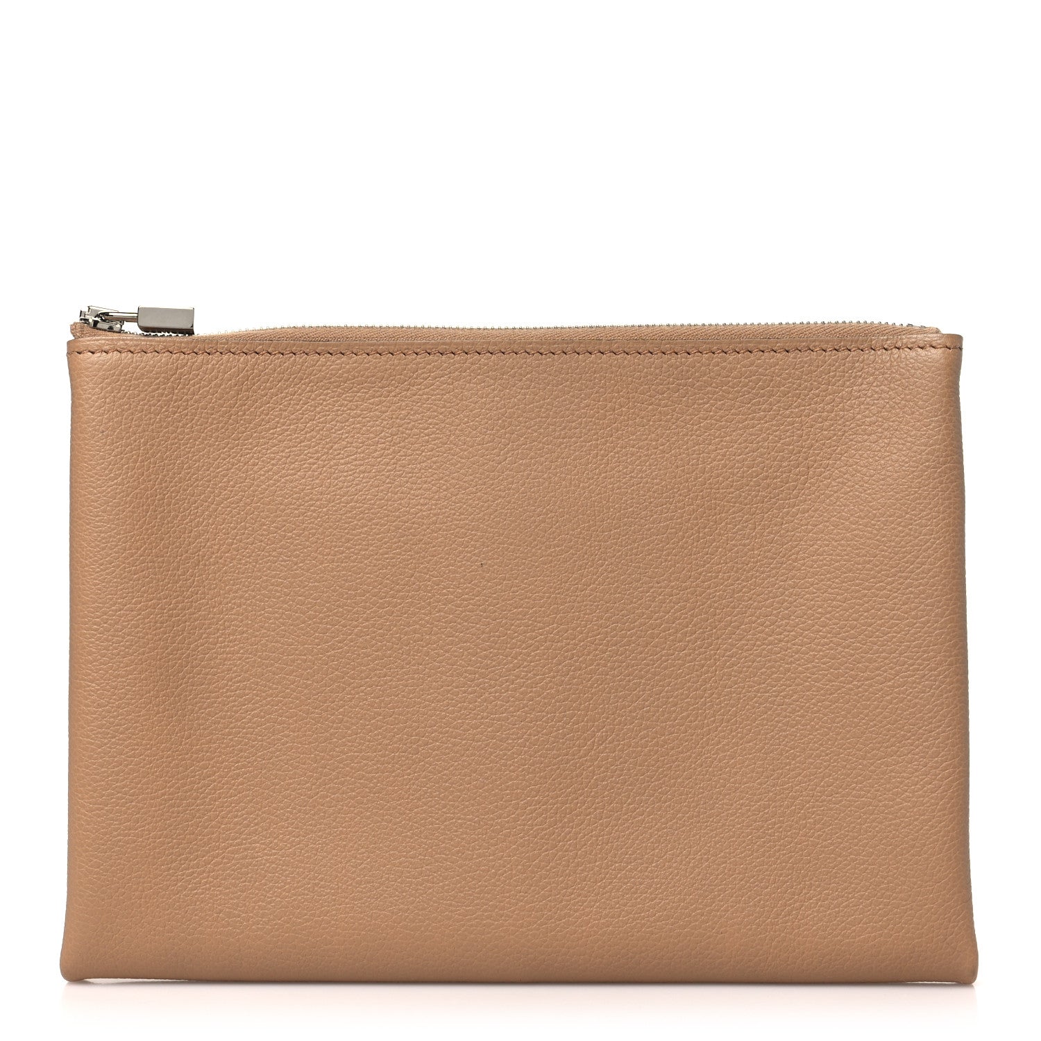 Hermes Evercolor Atout Pouch Beige de Weimar Lime 1 of 9