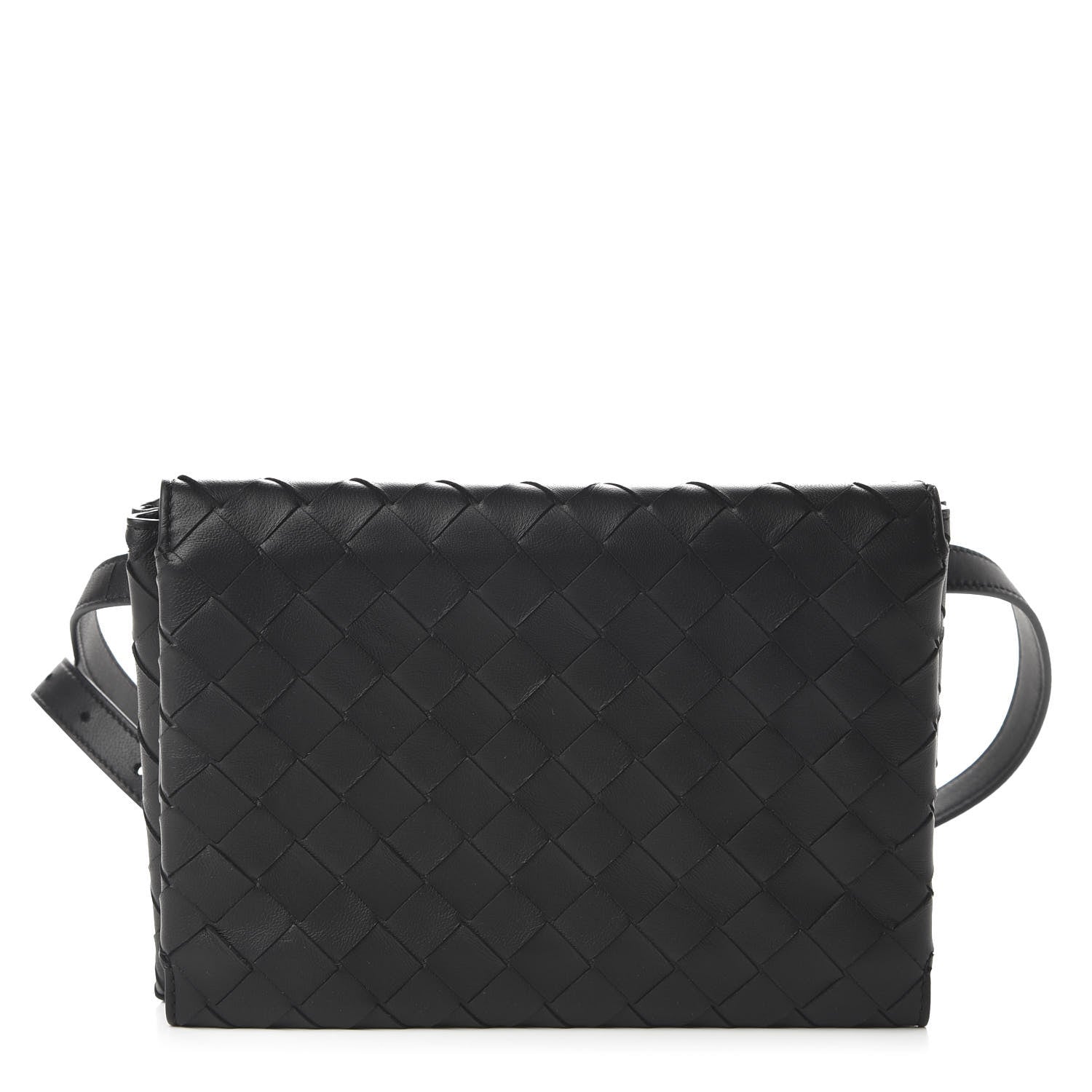 Bottega Veneta Nappa Intrecciato Belt Bag Black 1 of 9