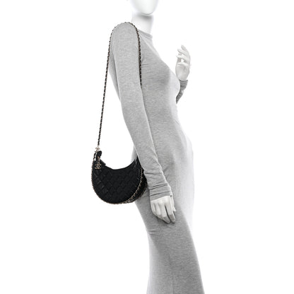 Chanel Lambskin Quilted Small Hobo Bag Black 2 of 10