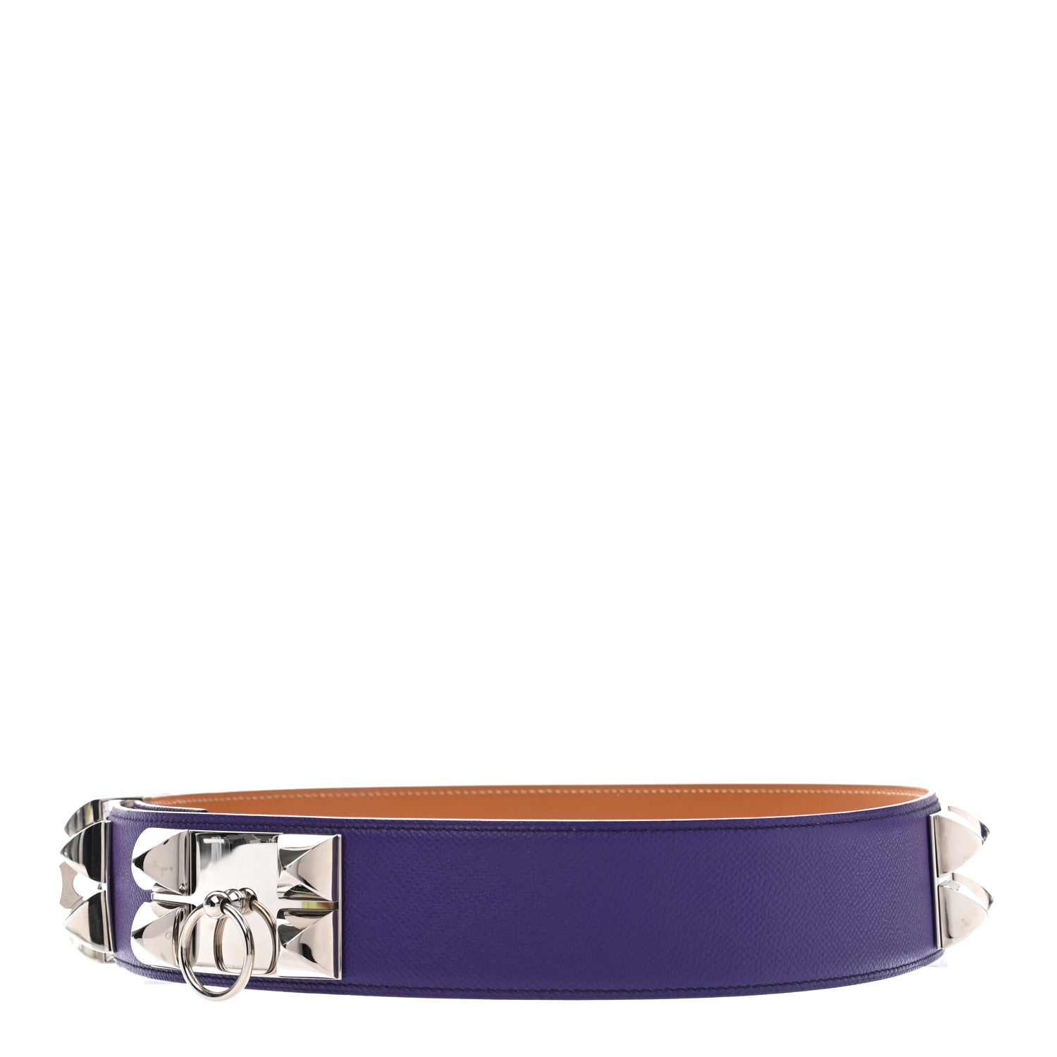 Hermes Epsom Collier De Chien CDC Belt 80 Crocus 1 of 8
