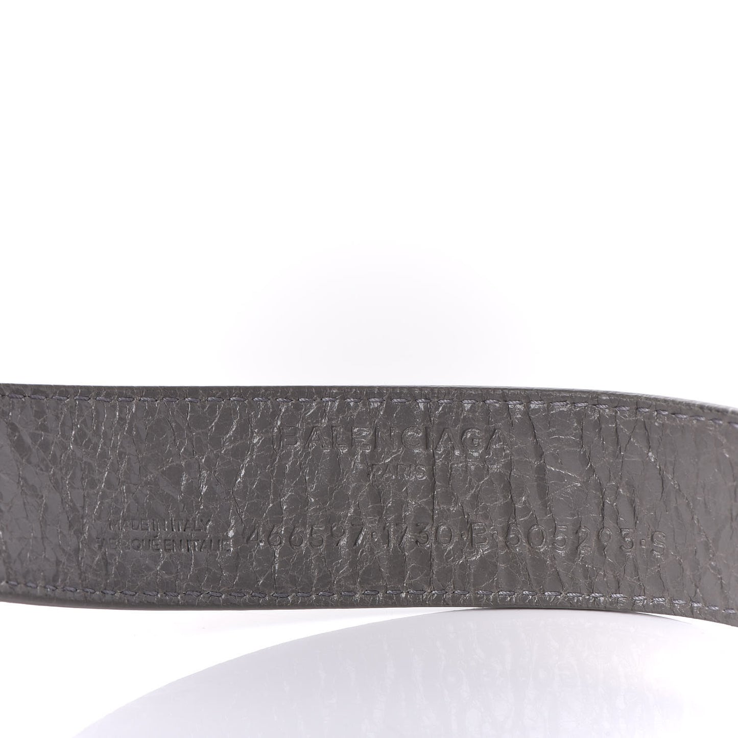 Agneau Logo Blanket Bracelet Gris Fumee