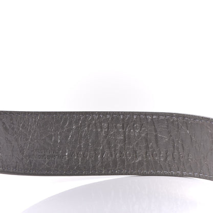 Balenciaga Agneau Logo Blanket Bracelet Gris Fumee 5 of 7