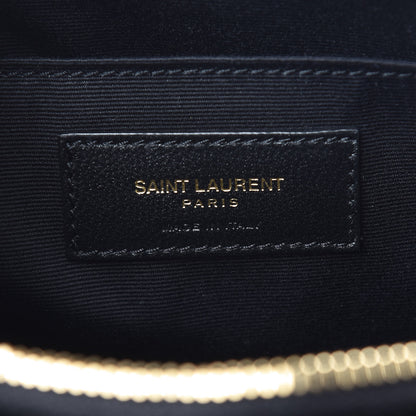 Saint Laurent Velvet Matelasse Monogram Lou Camera Bag Black 6 of 10