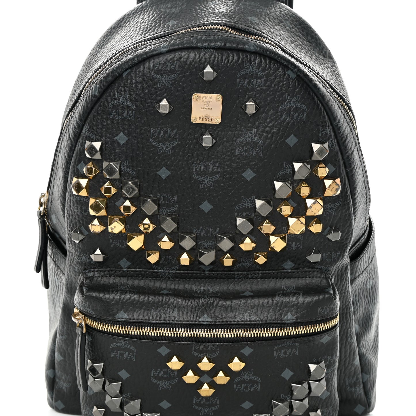 Visetos Studded Medium Stark M Backpack Black