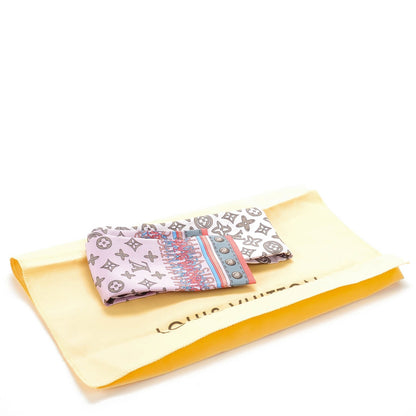 Louis Vuitton Silk Monogram Map Bandeau Rose Poudre 3 of 5