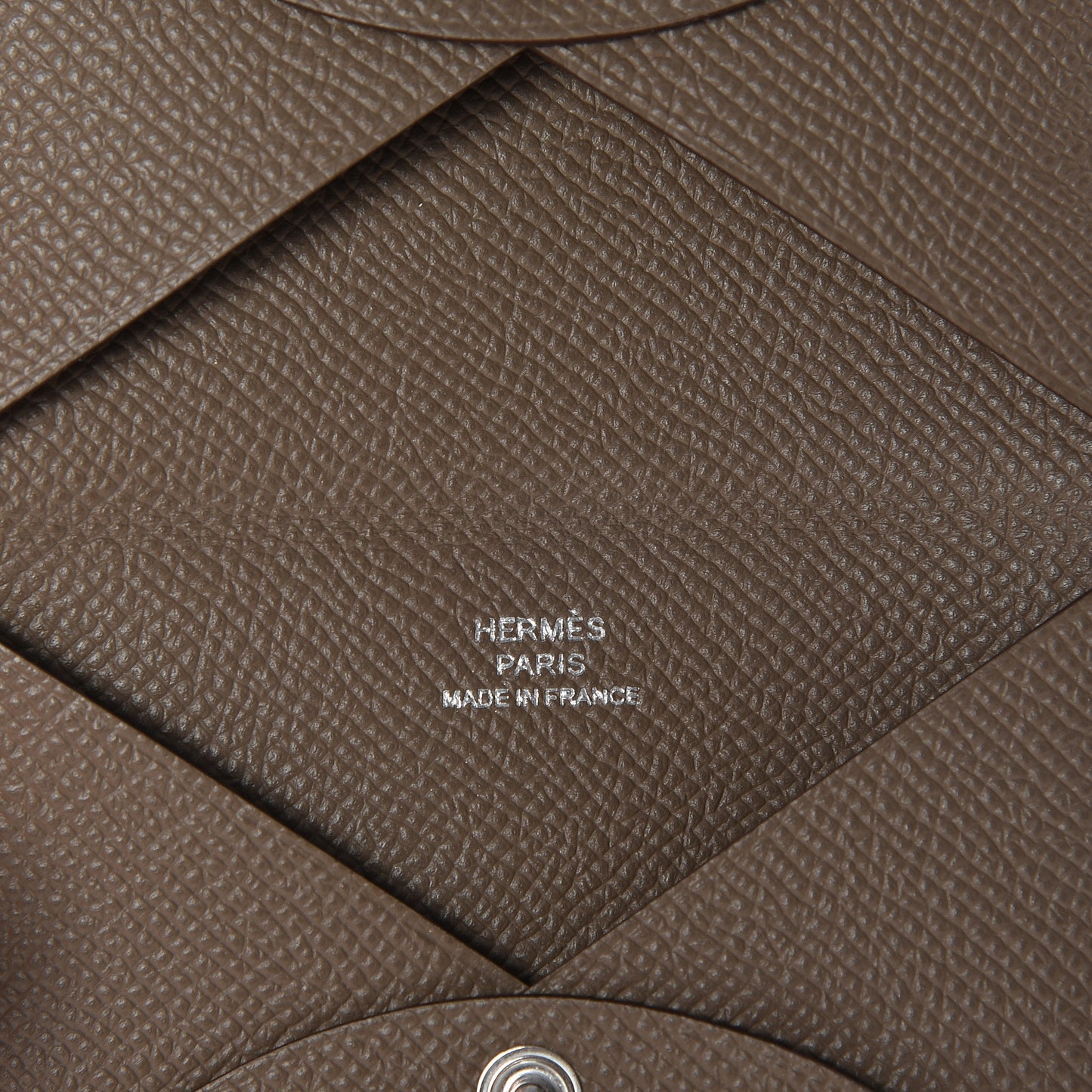 Epsom Calvi Card Case Etoupe