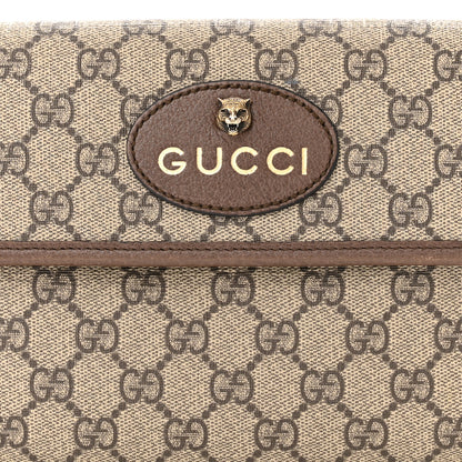 Gucci GG Supreme Monogram Neo Vintage Web Belt Bag Brown 8 of 10