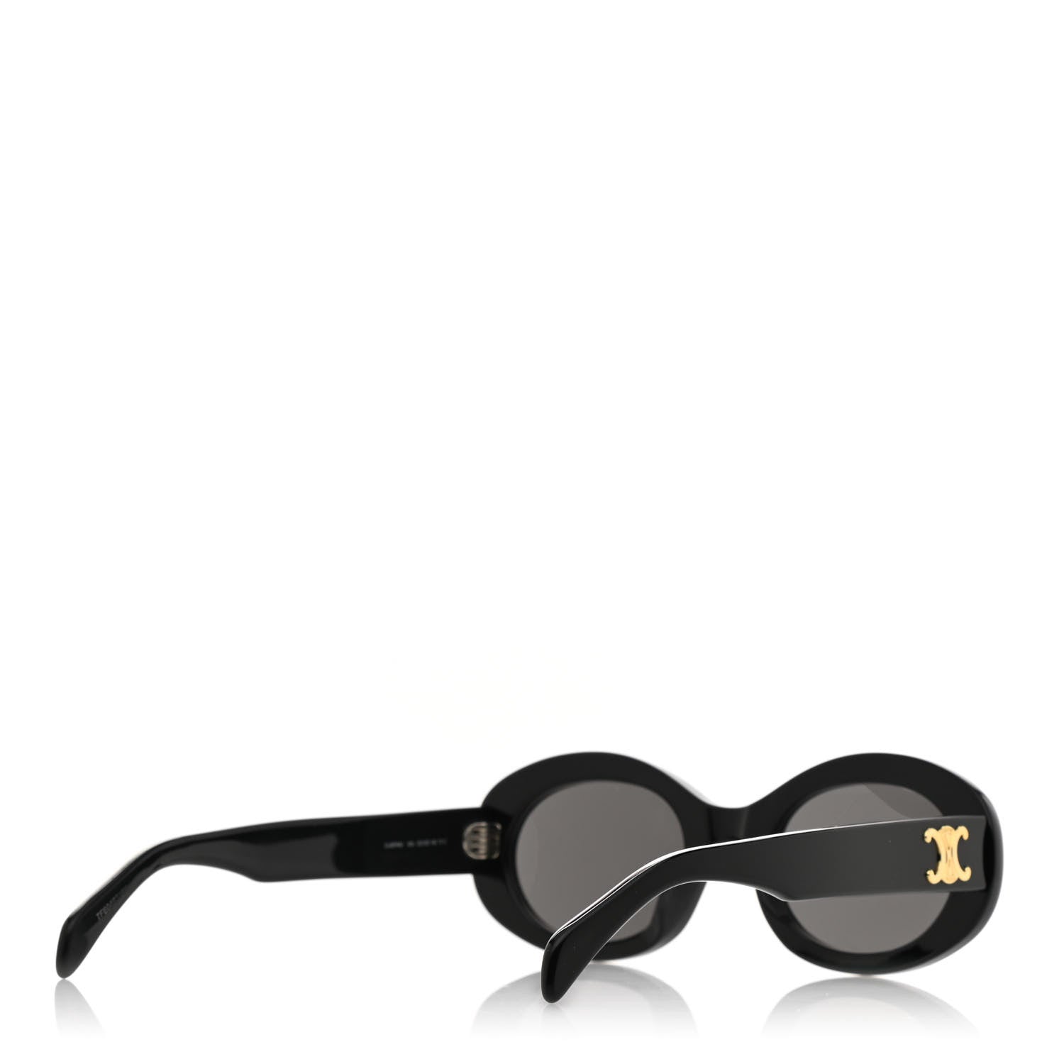 Celine Acetate Triomphe 01 Sunglasses CL 40194U Black 4 of 6