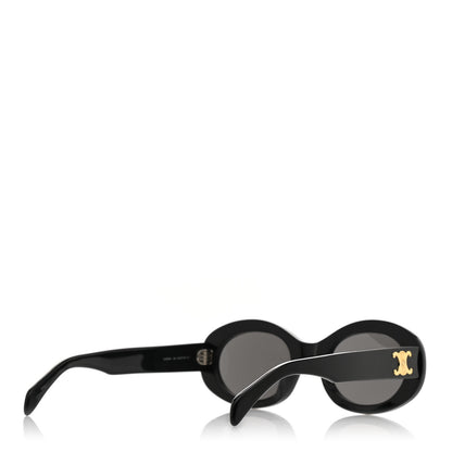 Celine Acetate Triomphe 01 Sunglasses CL 40194U Black 4 of 6