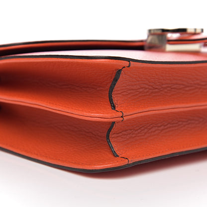 Gucci Dollar Calfskin Interlocking G Shoulder Bag Sun Orange 7 of 9