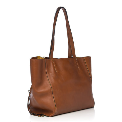 Chloe Smooth Calfskin Medium Milo Shopping Tote Caramel 2 of 8
