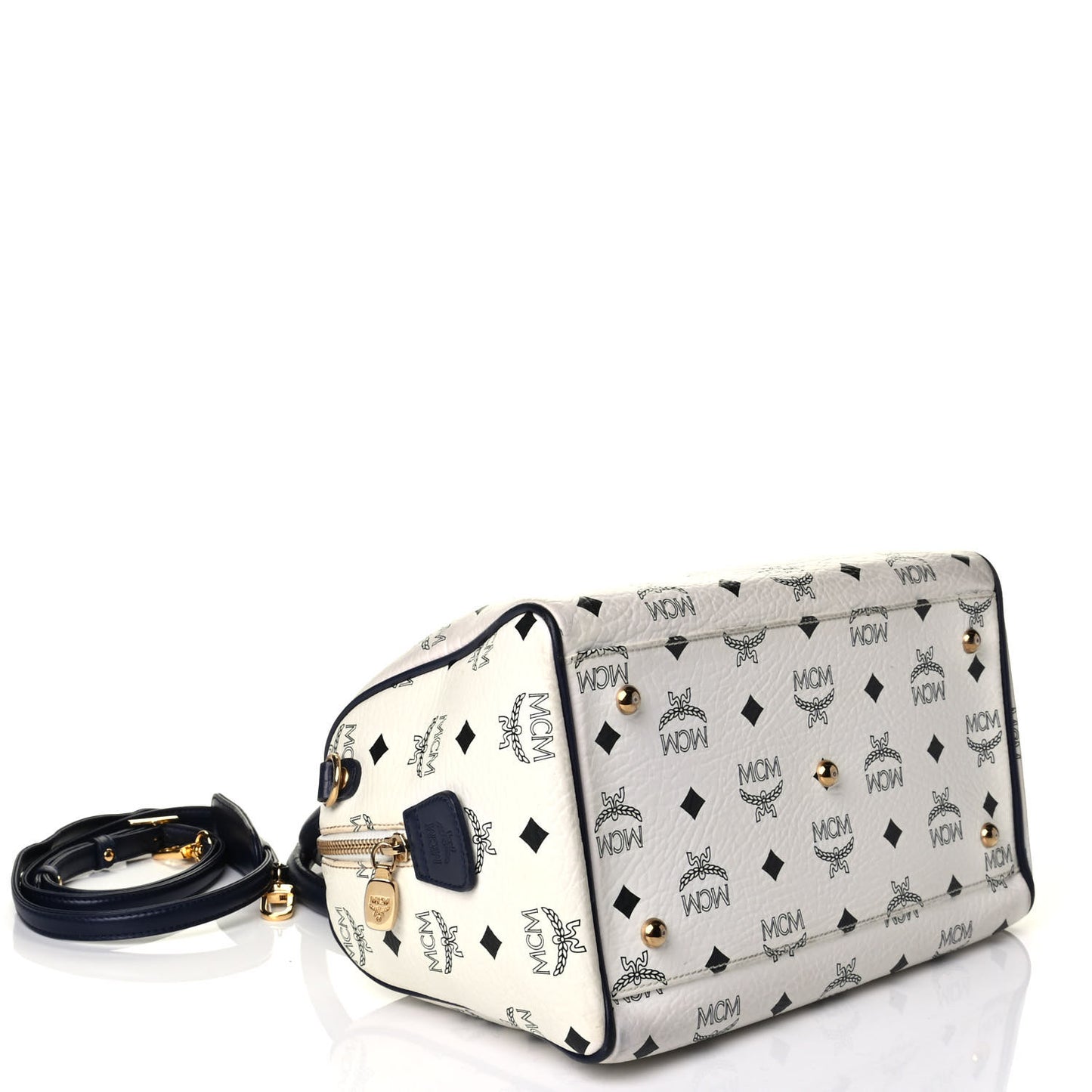 Visetos Boston Satchel White