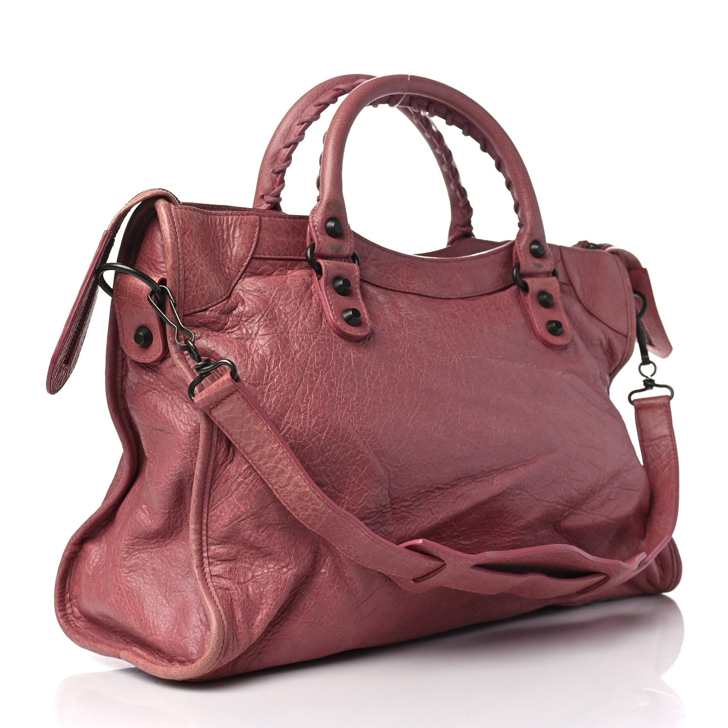 Balenciaga Agneau Classic Hardware City Rose Bruyere 3 of 11