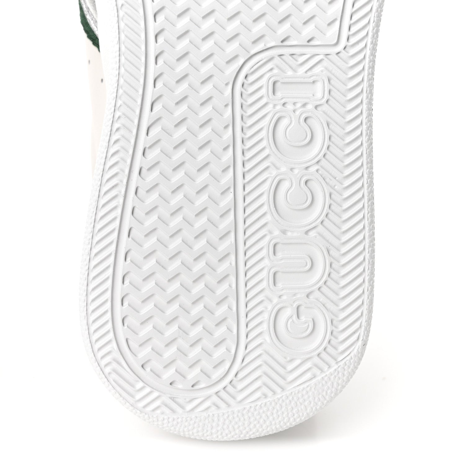 Gucci Metallic Nappa Web Womens Chunky Sneakers 38 Silver 7 of 10