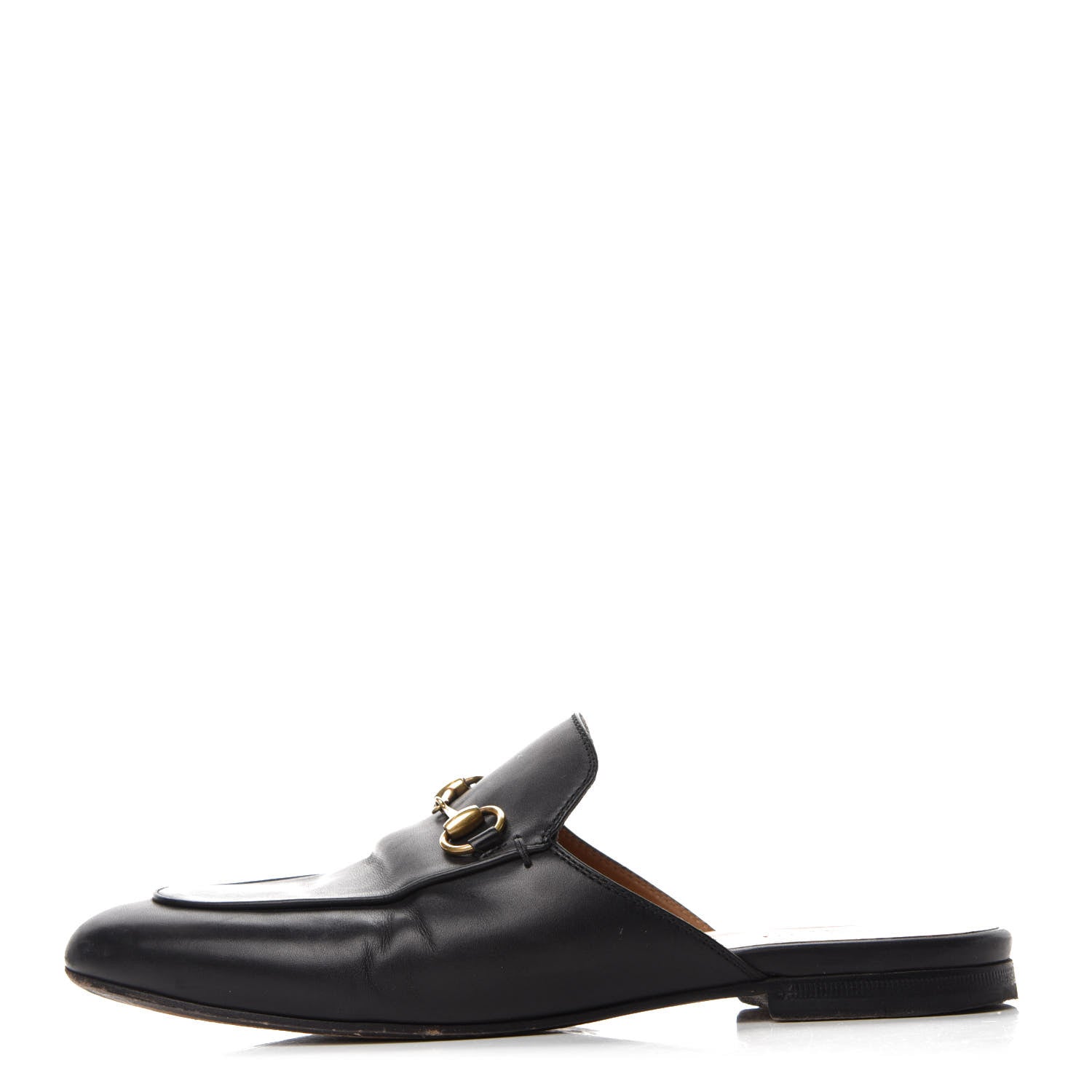 Gucci Calfskin Womens Princetown Slippers 38 Black 1 of 12